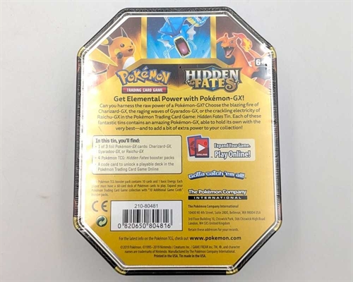 Pokemon TCG - Hidden Fates Tin - Charizard-GX (A-Grade) (ENG) (BMO*)